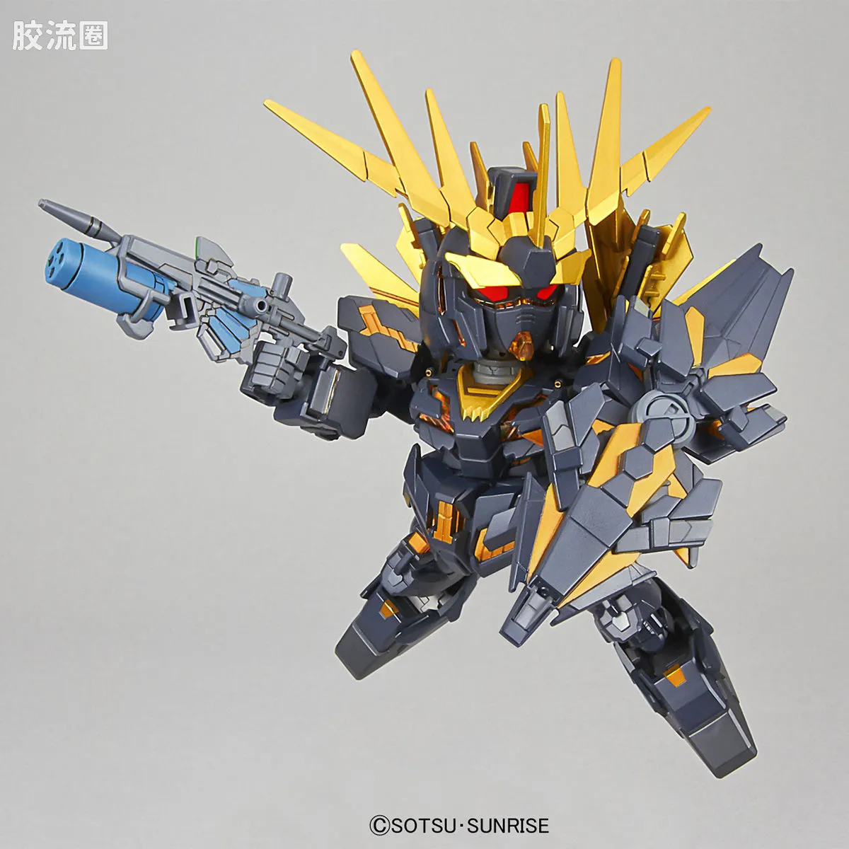 SD高达 EX-STANDARD系列 普通版 独角兽高达2号机 报丧女妖·命运女神 [毁灭模式] - 图片